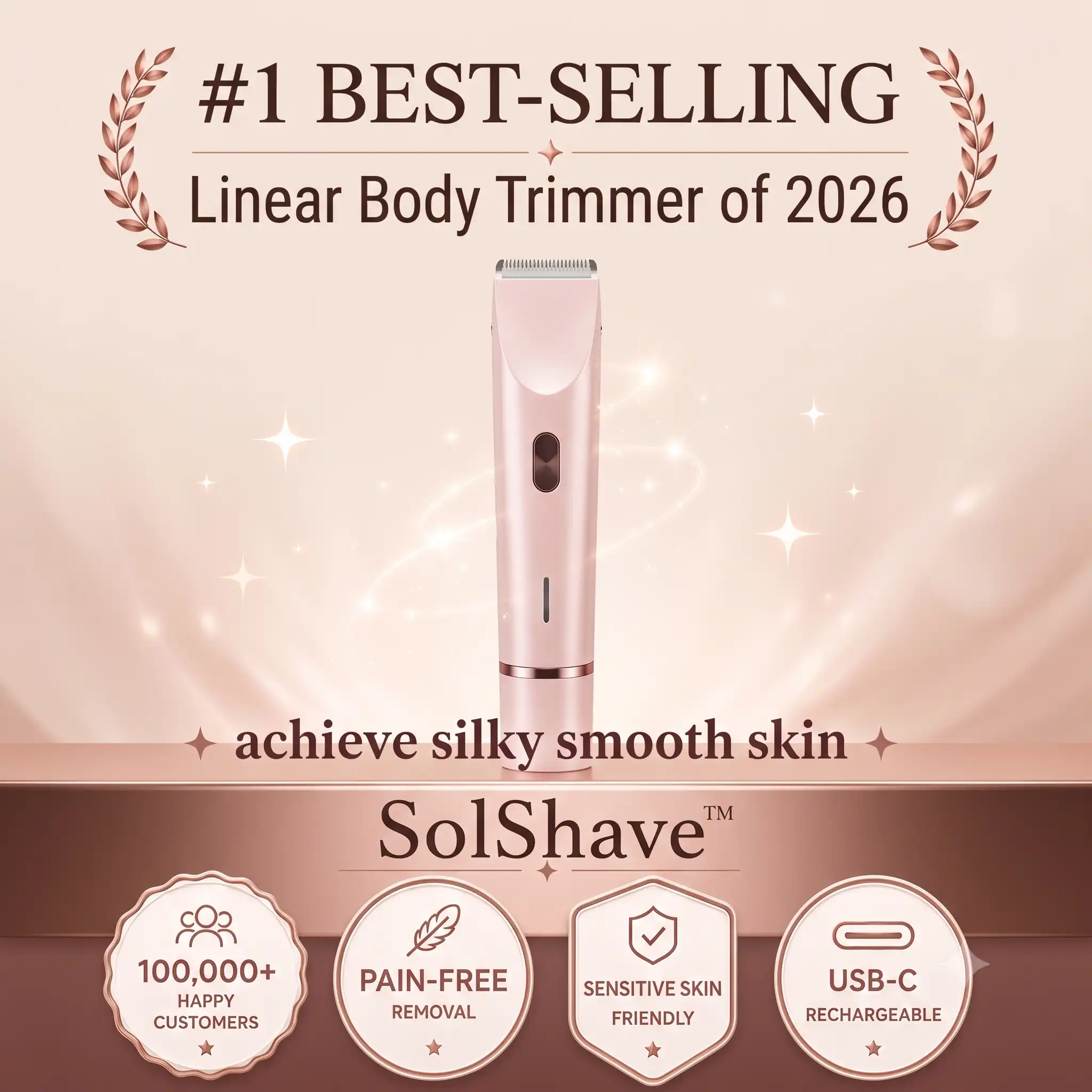 SolShave™ 2-in-1 Women’s Body Shaver
